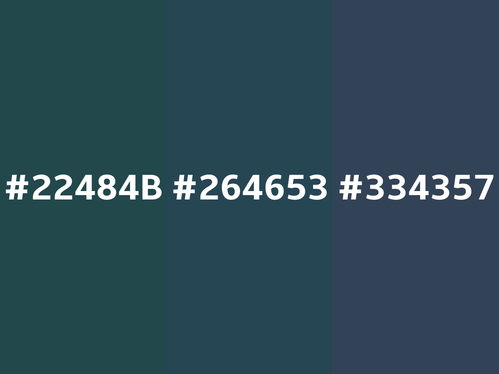Hex 264653 color