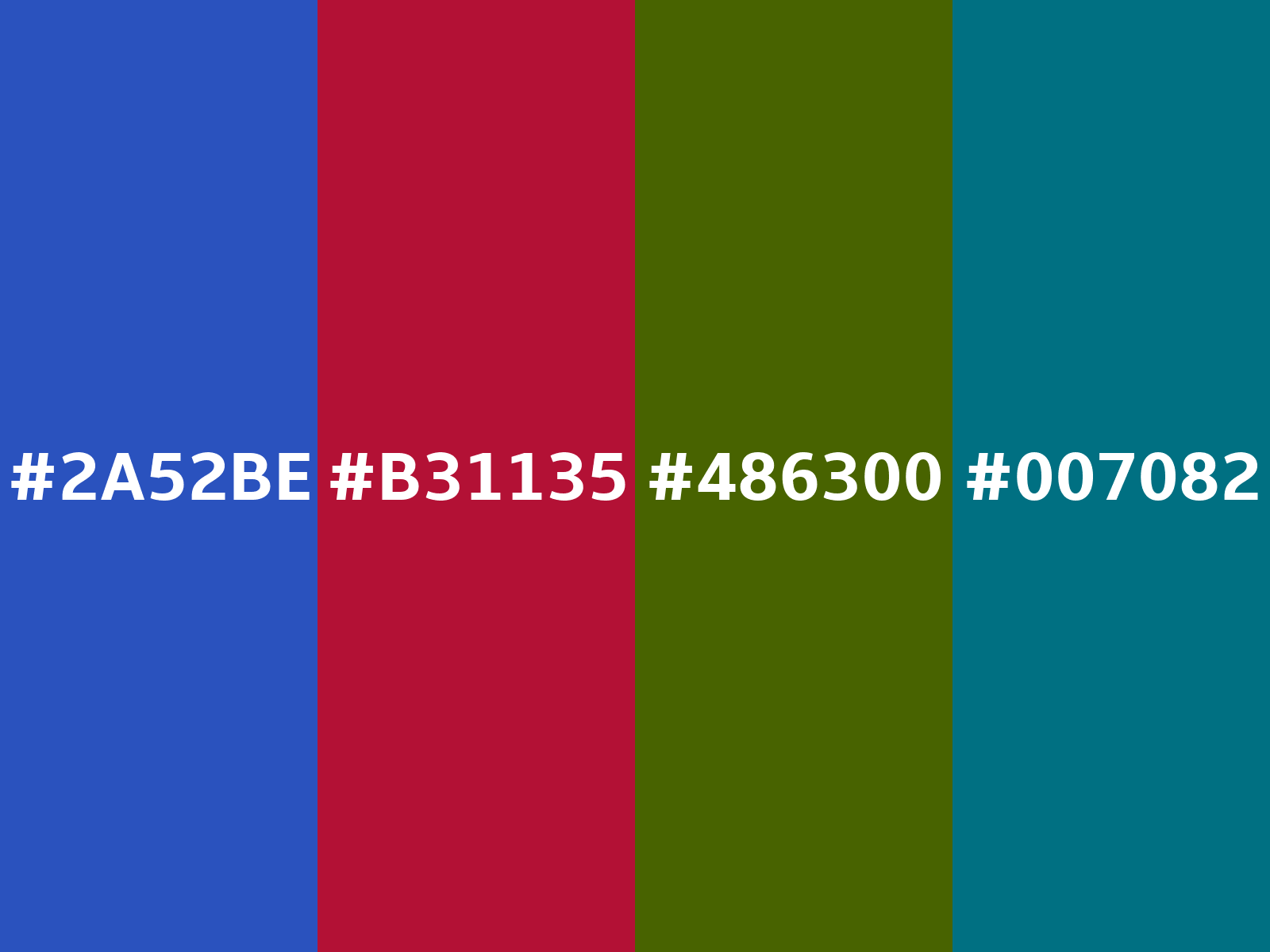 Cerulean Blue Color, 2a52be information, Hsl, Rgb
