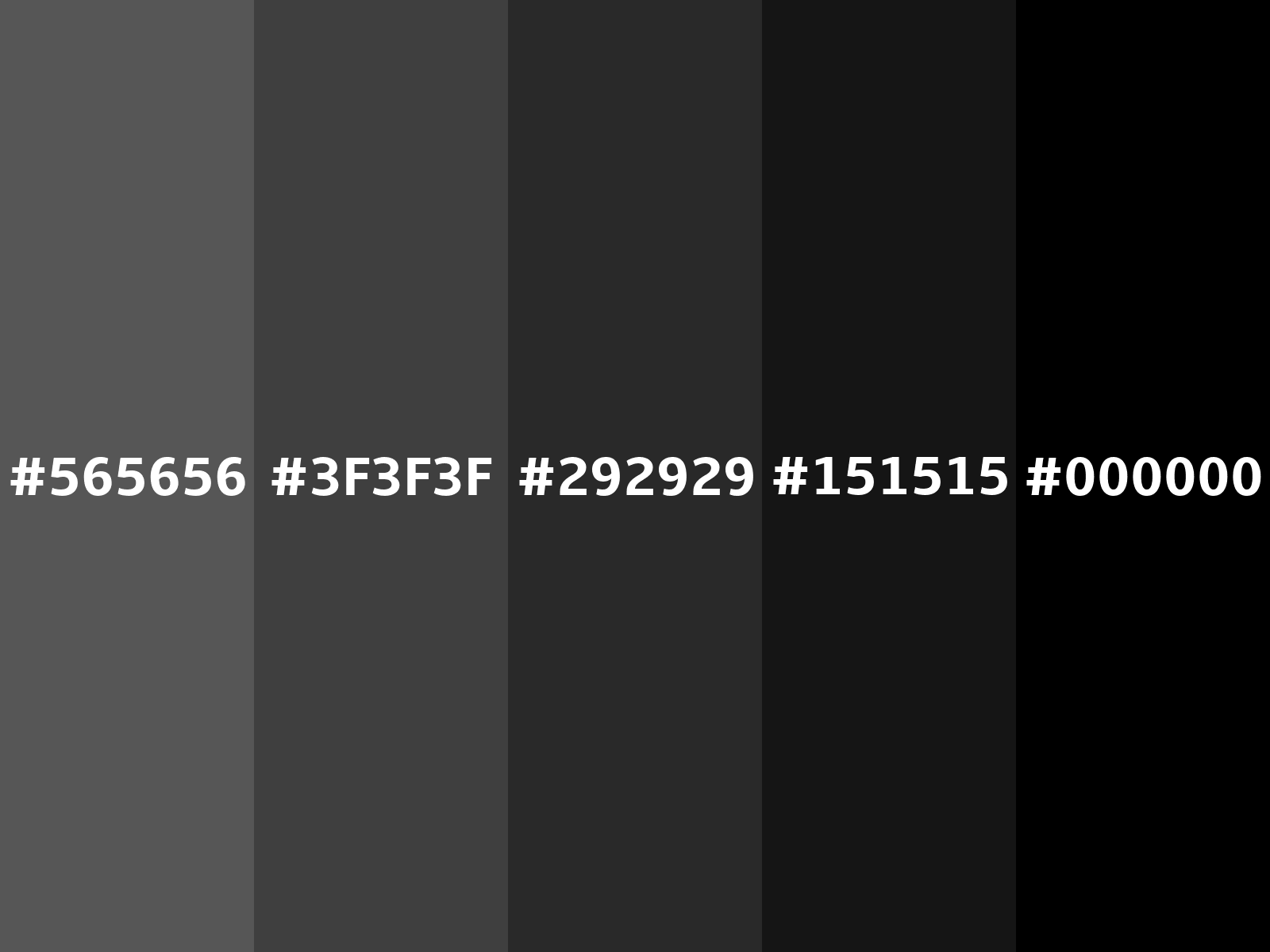 Converting Colors - Hex - 565656