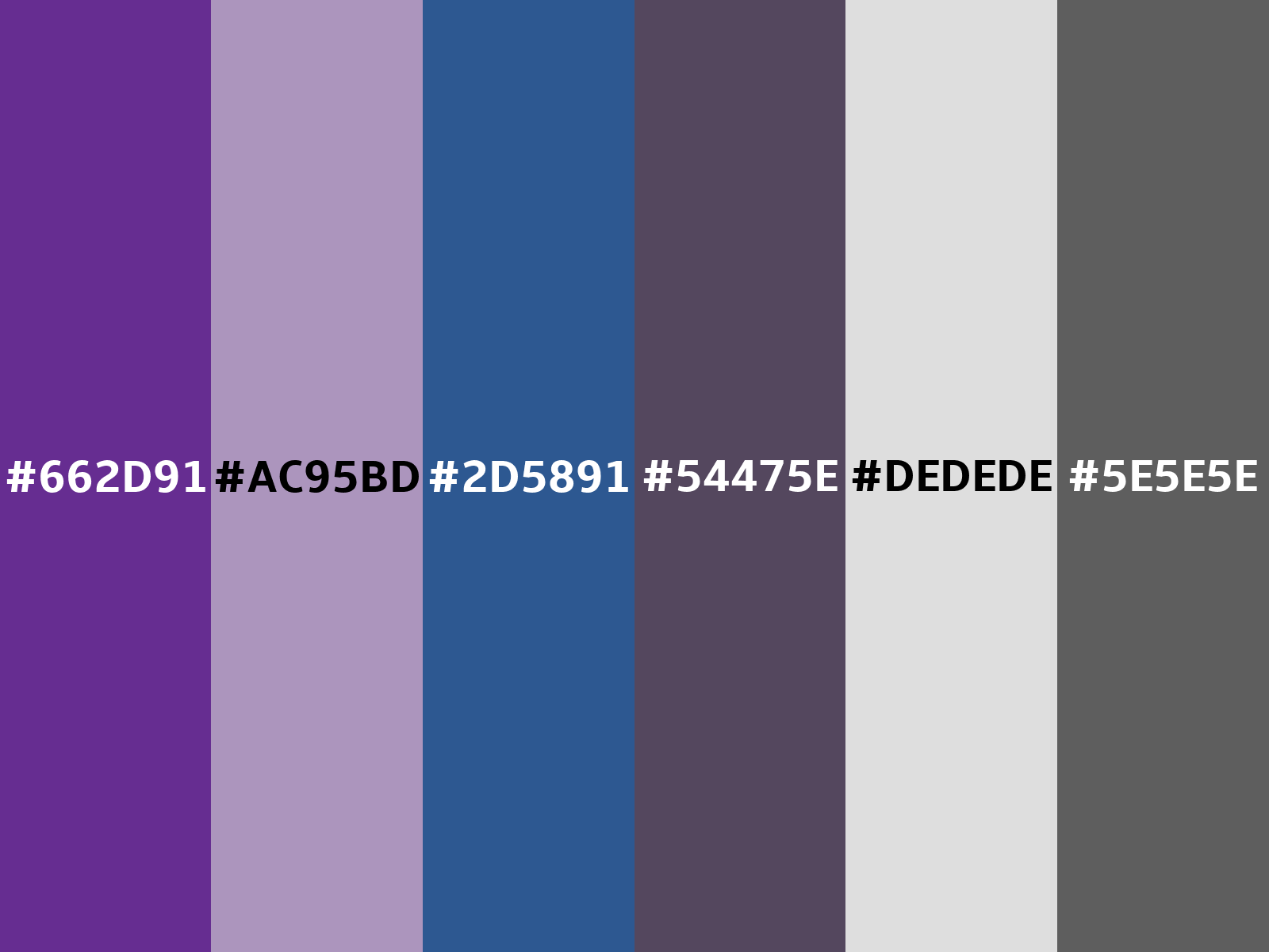 RGB 102, 45, 145 color