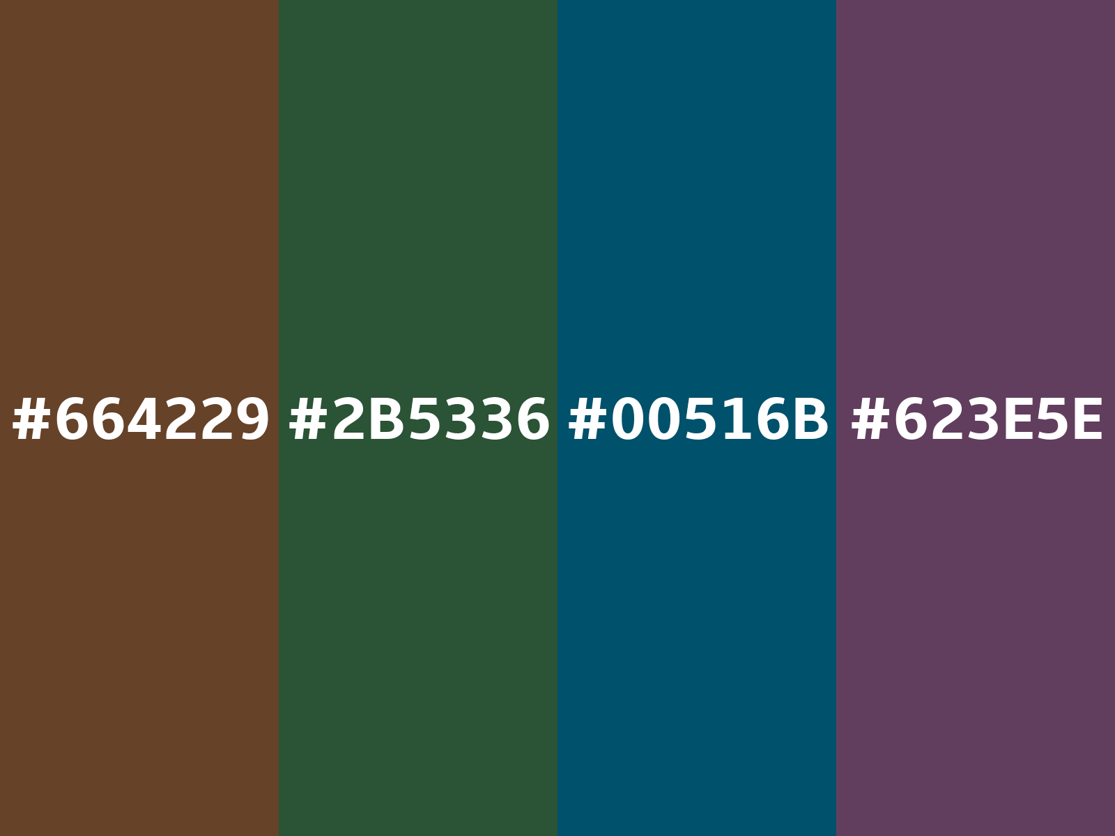 Hex 664229 color