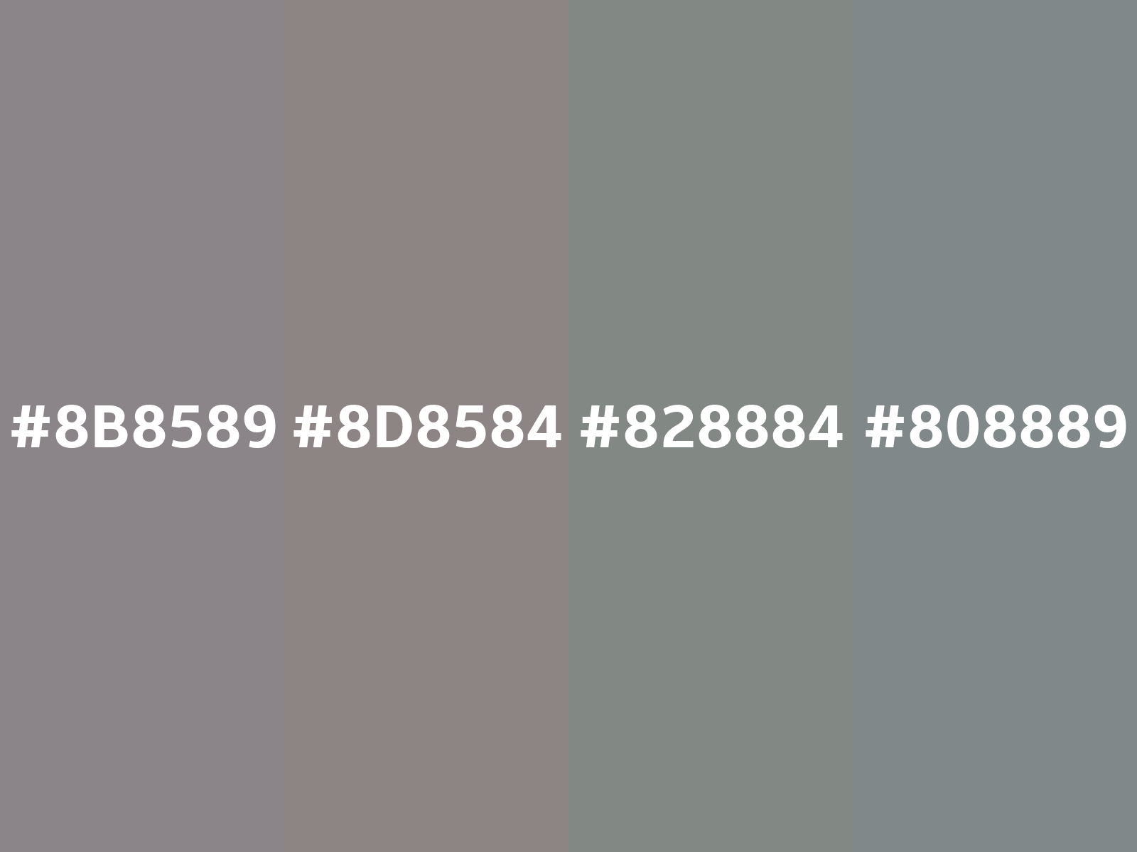 colorswall on X: Tints of Taupe Grey color #8B8589 hex #8b8589, #979195,  #a29da1, #aeaaac, #b9b6b8, #c5c2c4, #d1ced0, #dcdadc, #e8e7e7, #f3f3f3  #colors #palette   / X