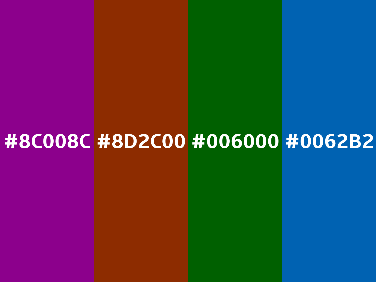 Inverted Rainbow Color Palette