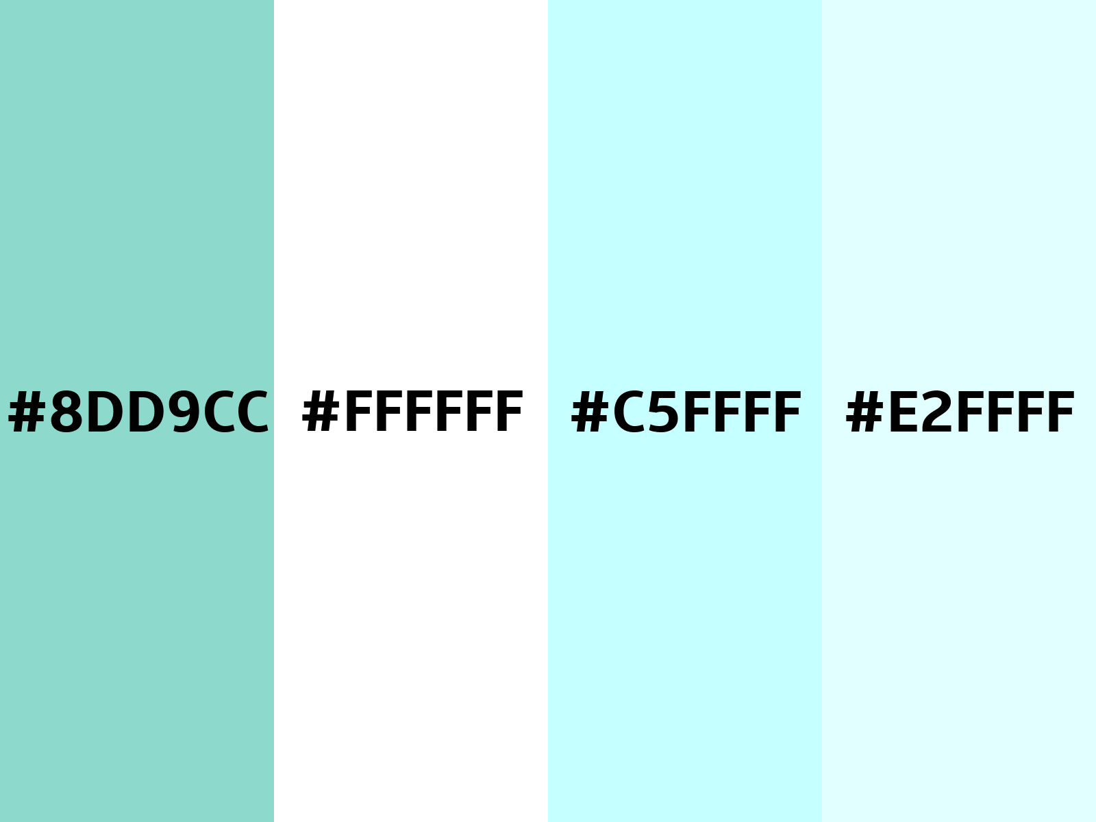 Middle blue green ( #8dd9cc ) - plain background image