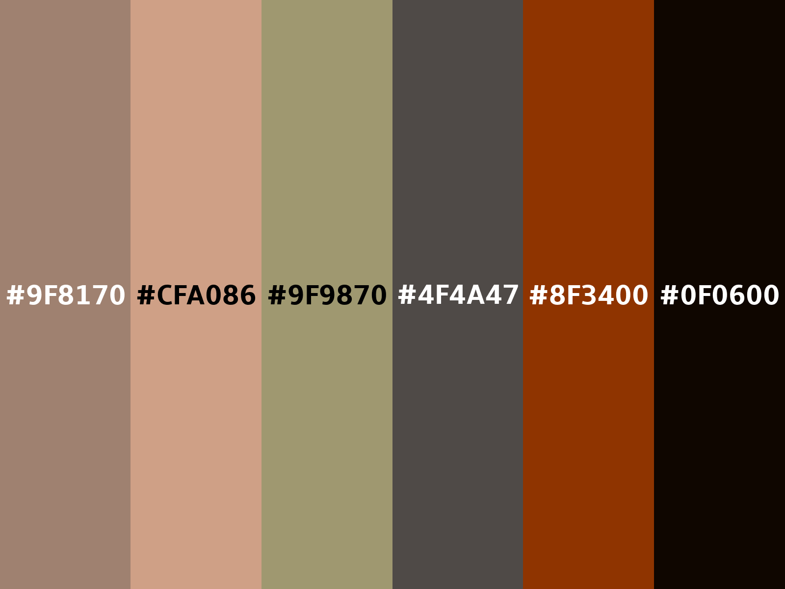 Beaver color (Hex 9F8170)