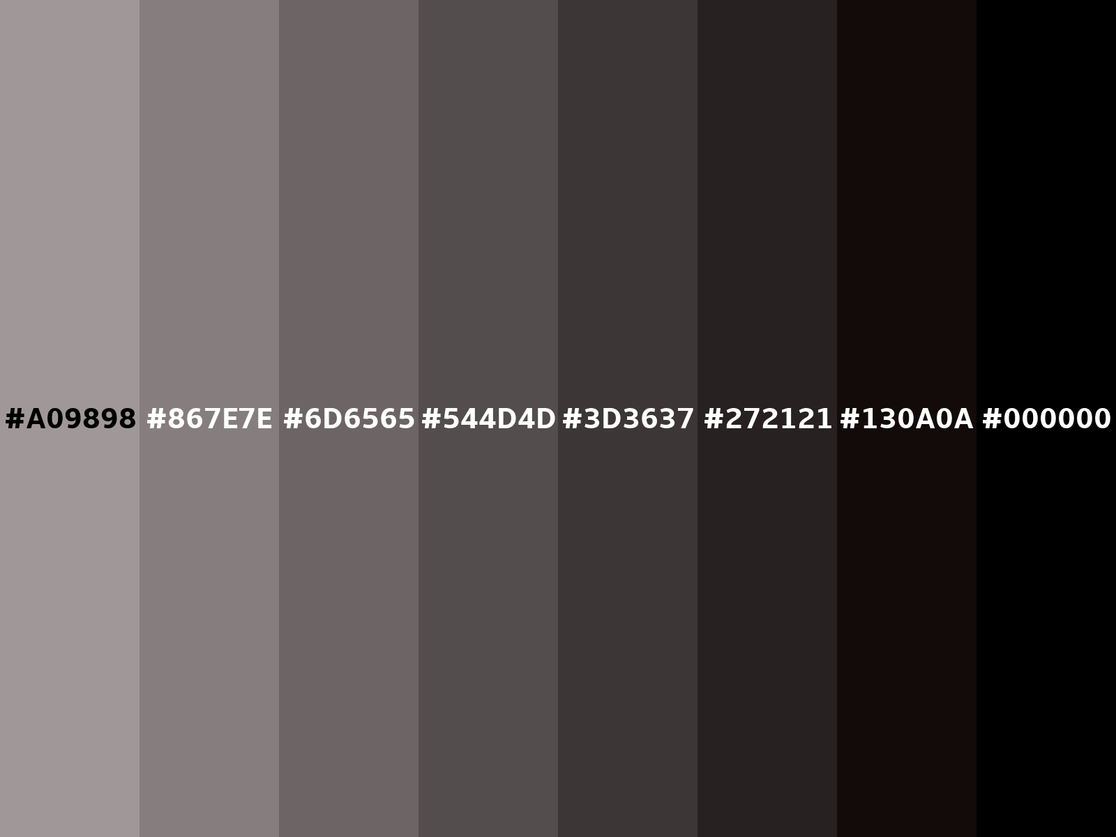 RGB 160, 152, 152 color