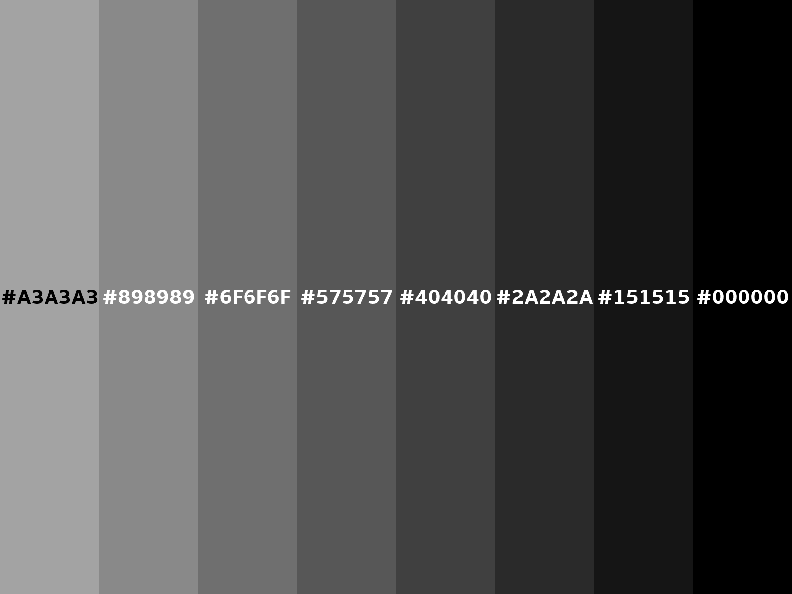 RGB 163, 163, 163 color