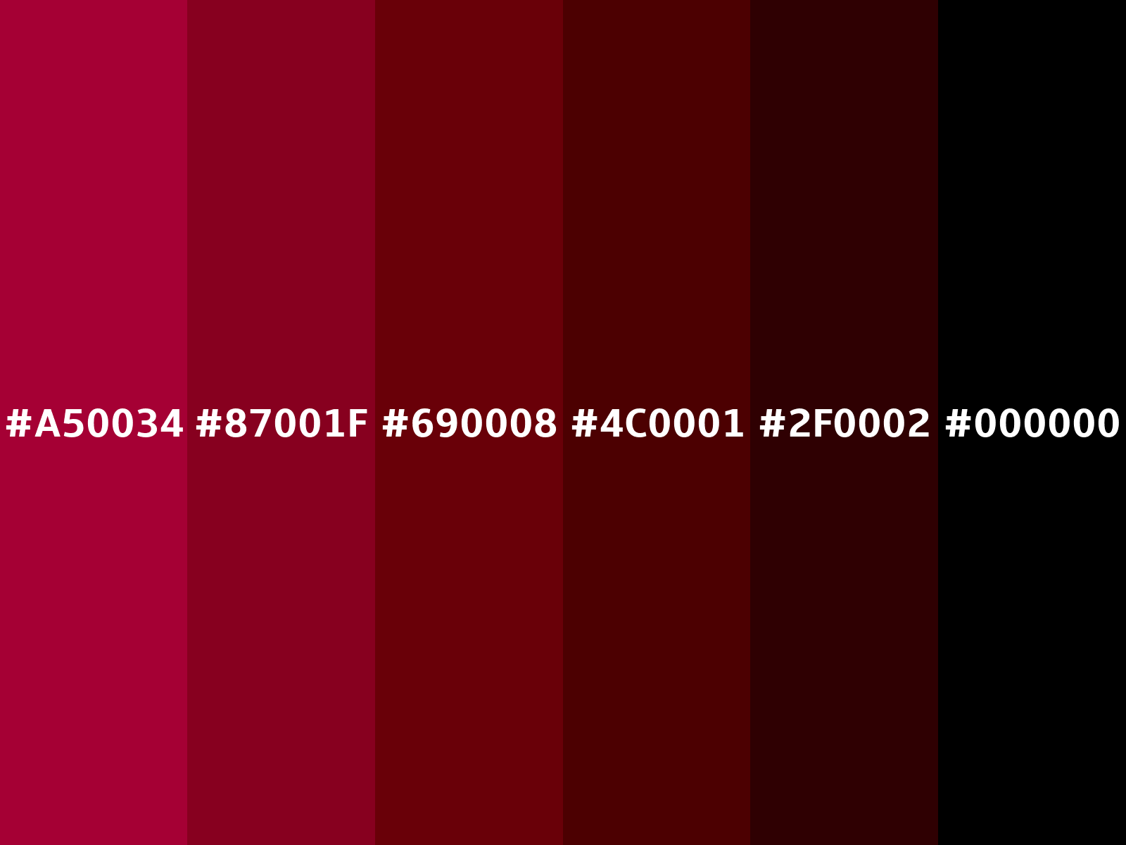 colorswall on X: Shades Metro UI Color Dark Red #b91d47 hex #a71a40,  #941739, #821432, #6f112b, #5d0f24, #4a0c1c, #380915, #25060e, #120307,  #000000 #colors #palette   /  X