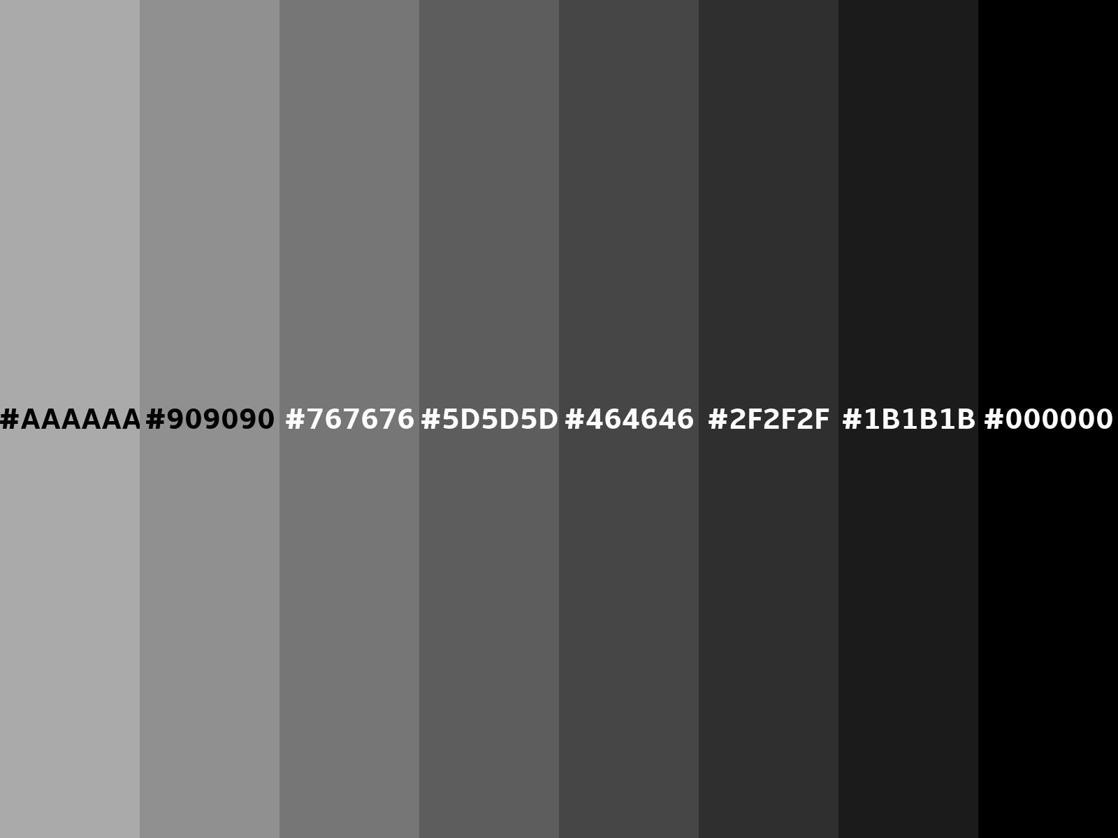 RGB 170, 170, 170 color
