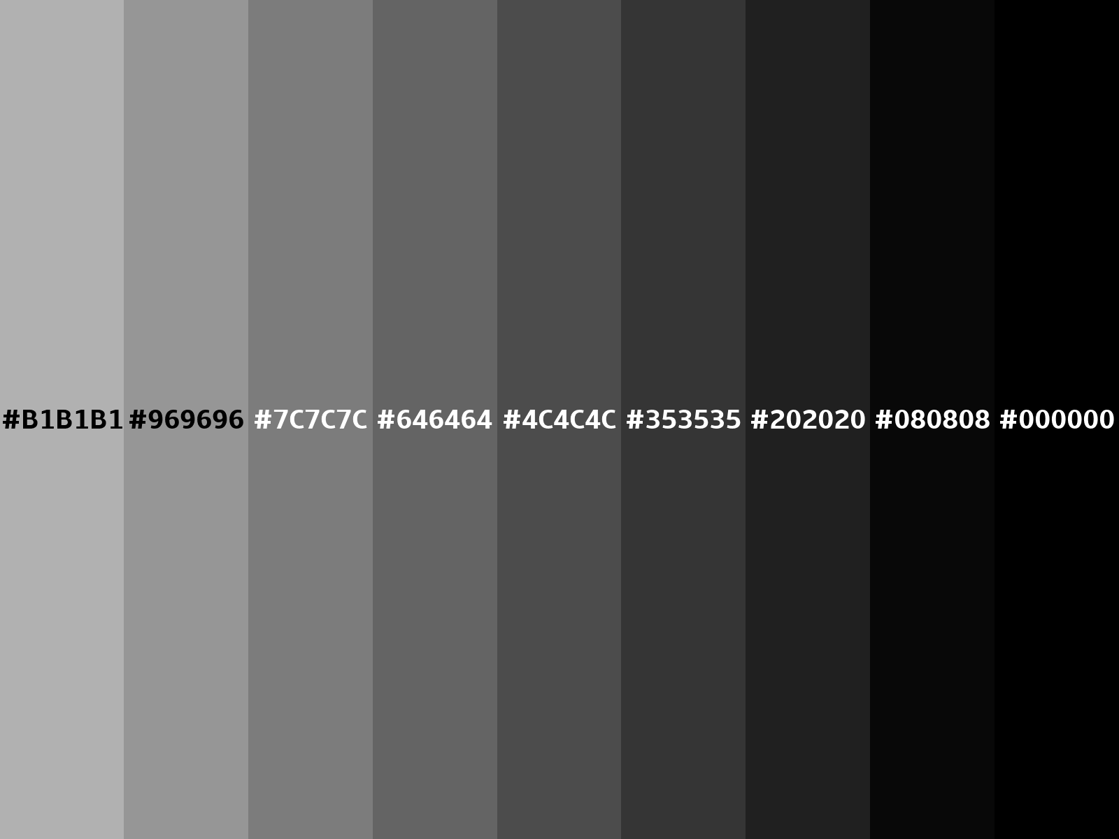 Converting Colors - RGB - 177, 177, 177