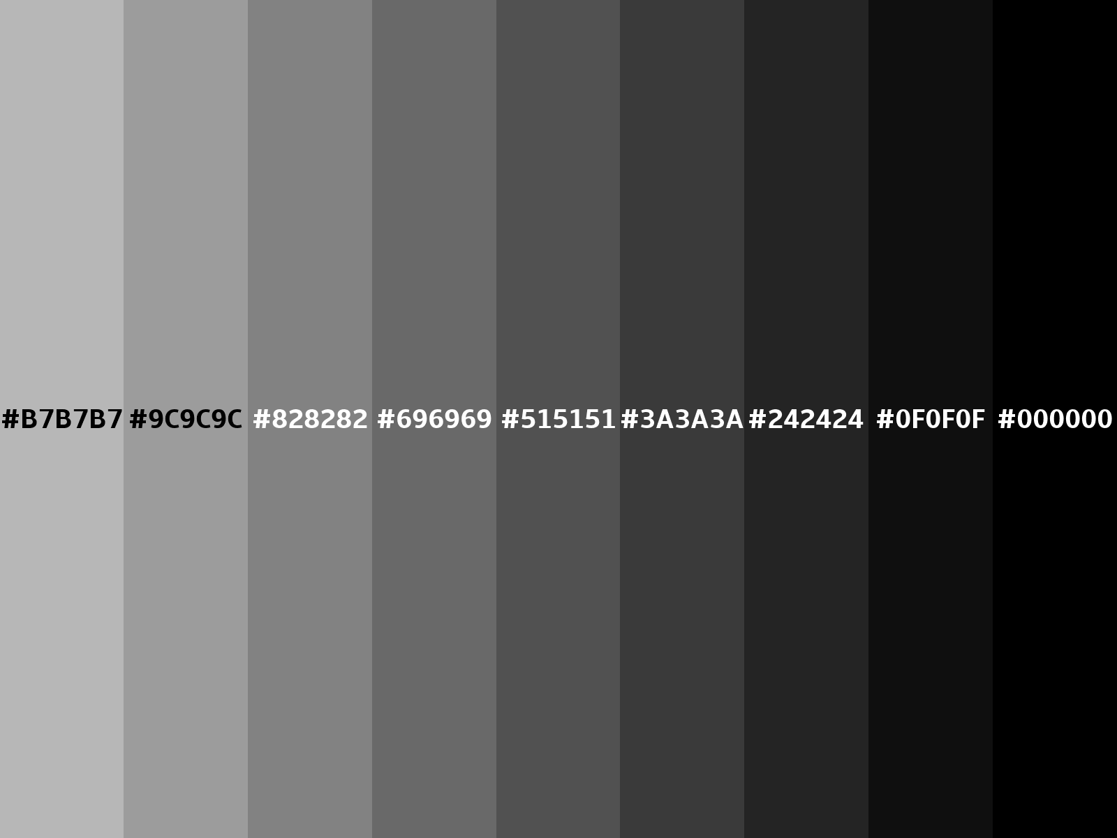 RGB 183, 183, 183 color