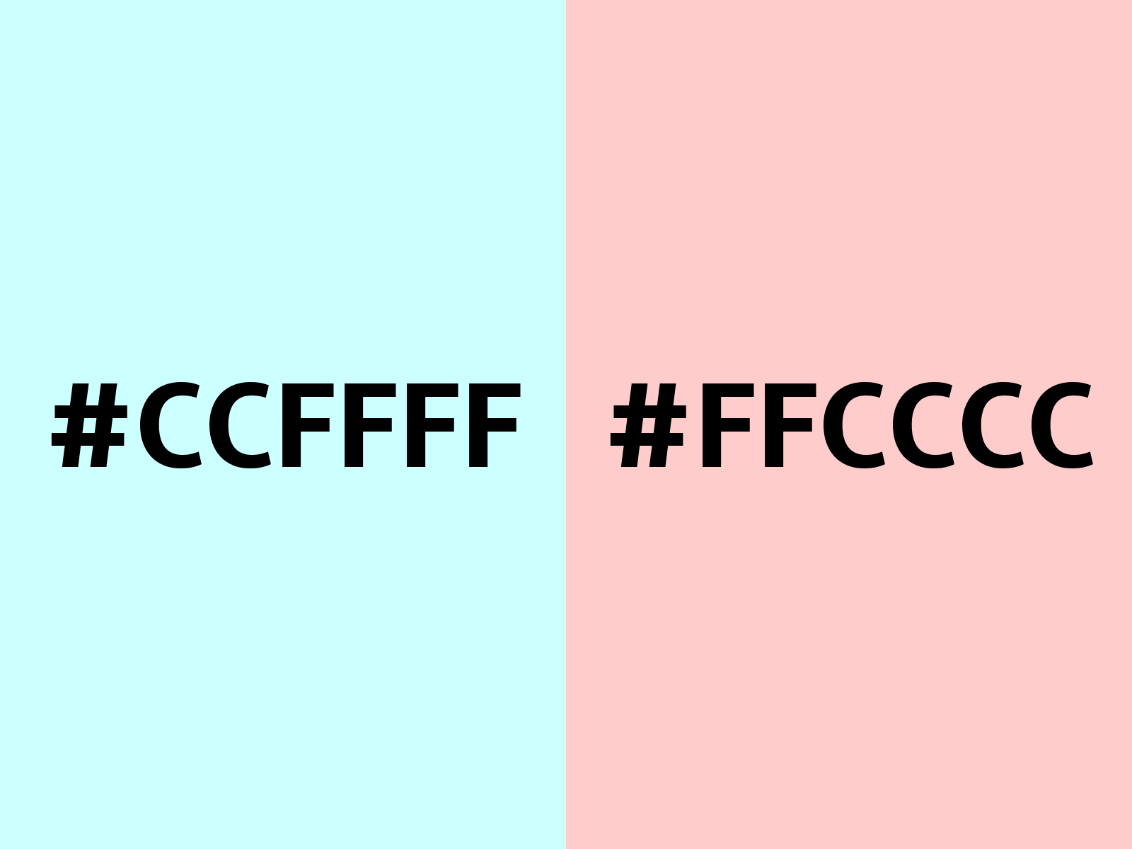 CCFFFF Hex Color, RGB: 204, 255, 255