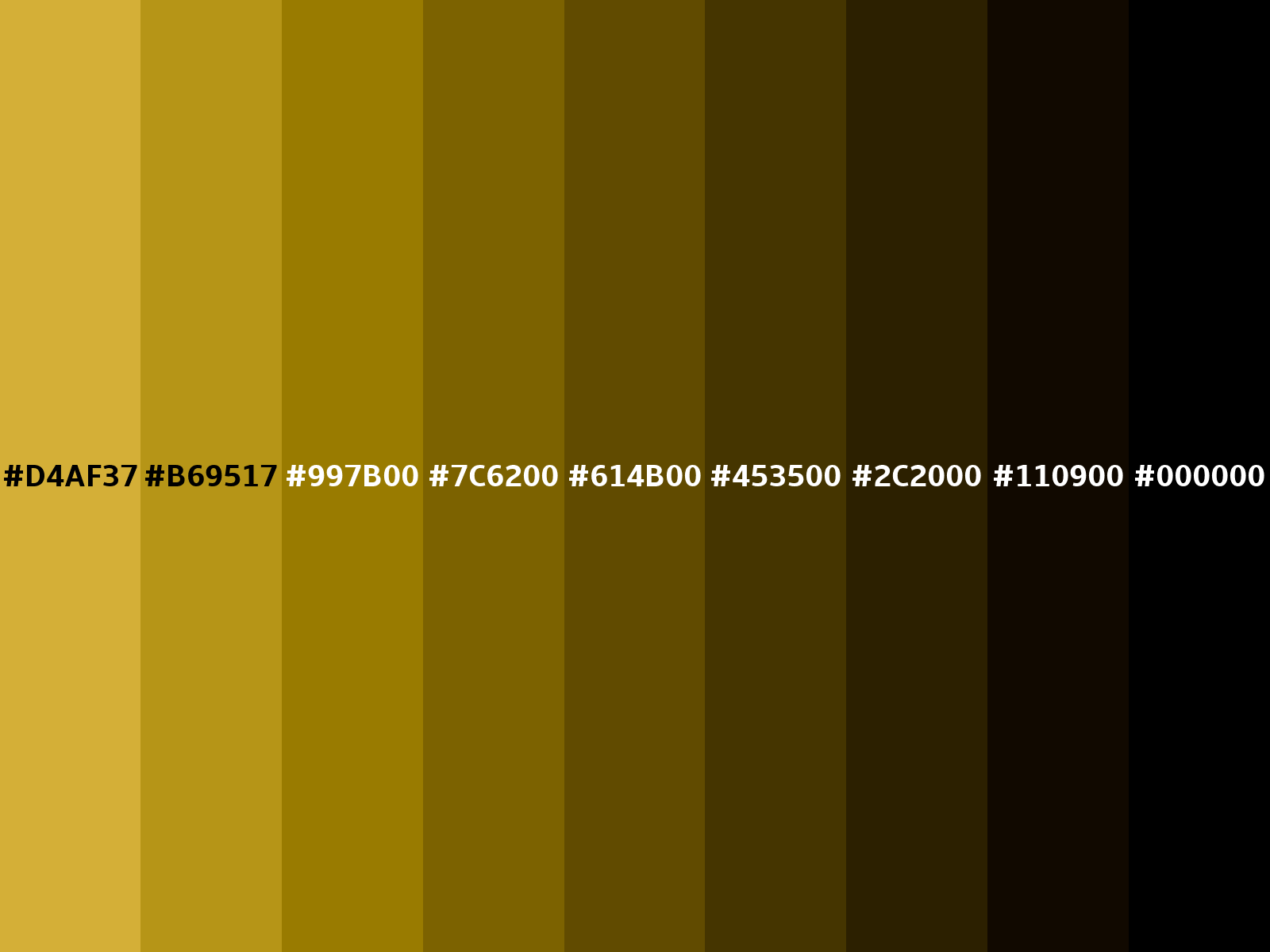metallic gold color code