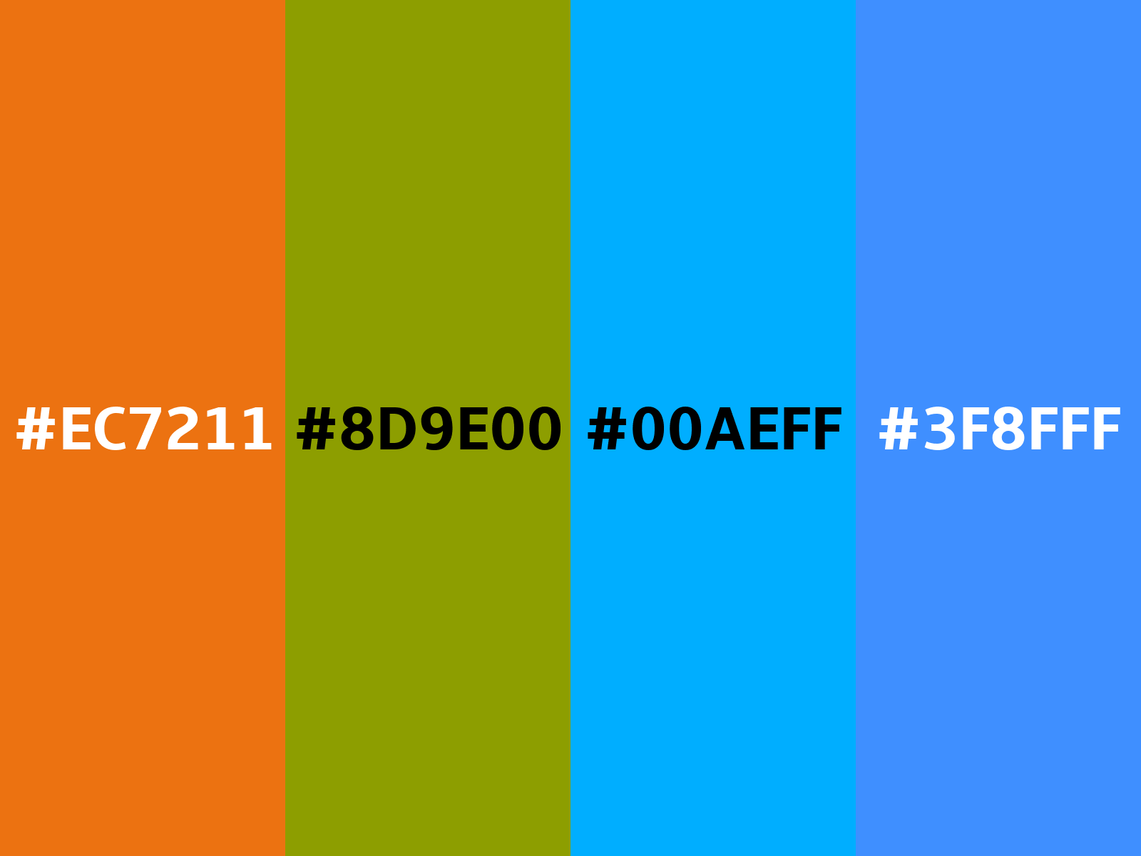 RGB 236, 114, 17 color