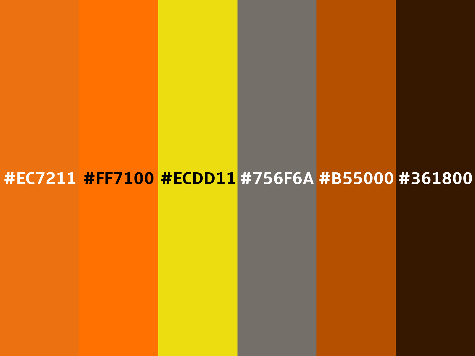 RGB 236, 114, 17 color