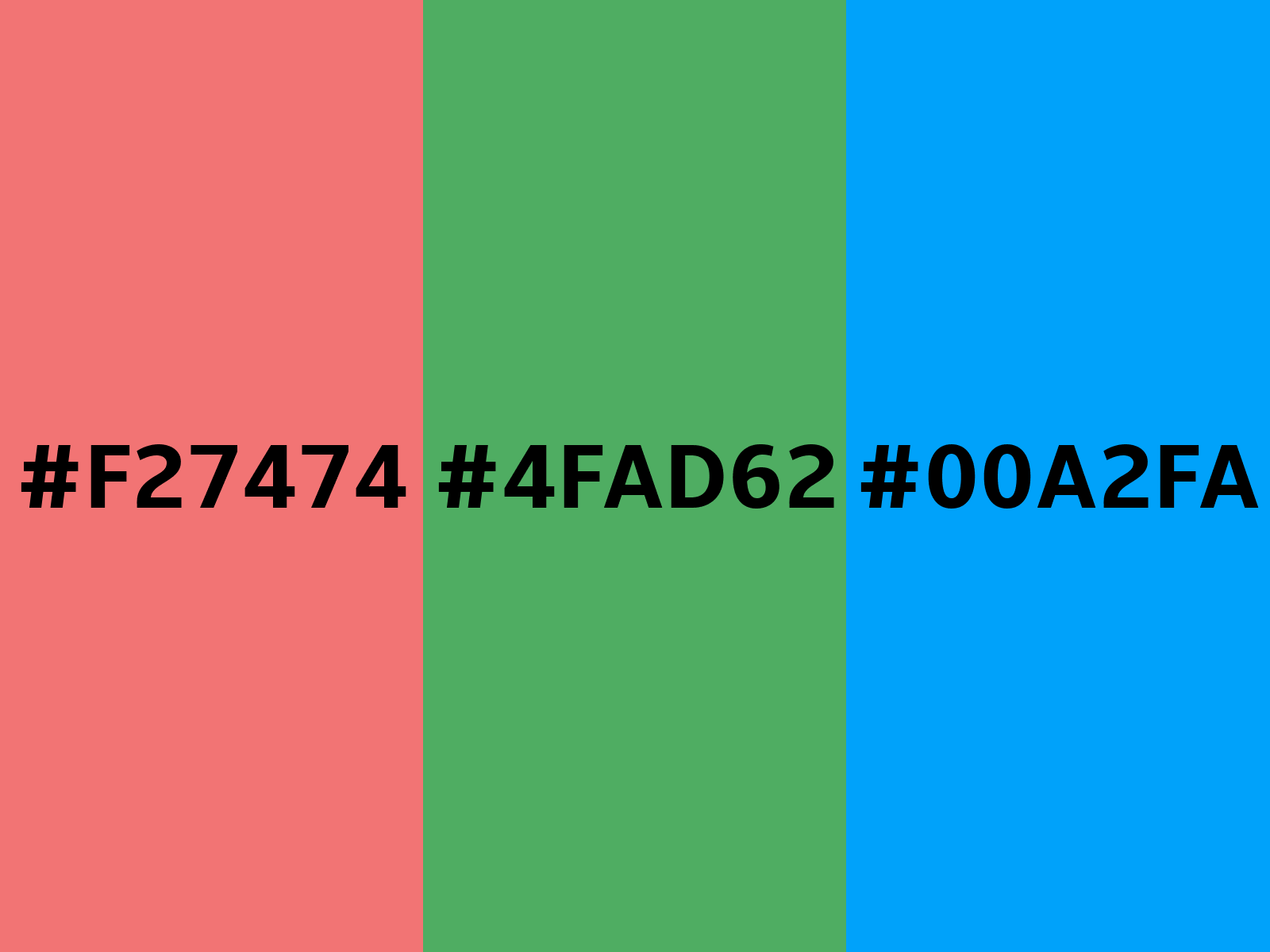 Hex F27474 color
