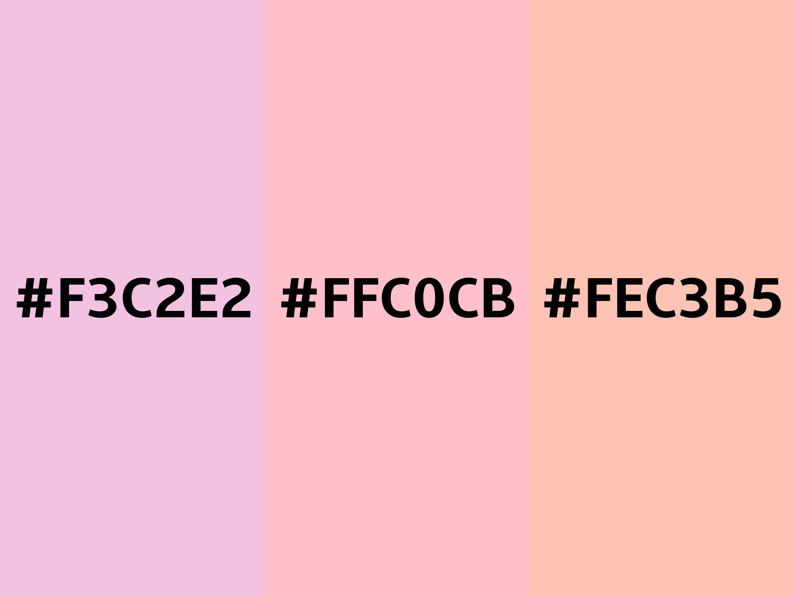 Fresh Pink color hex code is #FFCCDC  Hex color codes, Pink hex code, Hex  colors