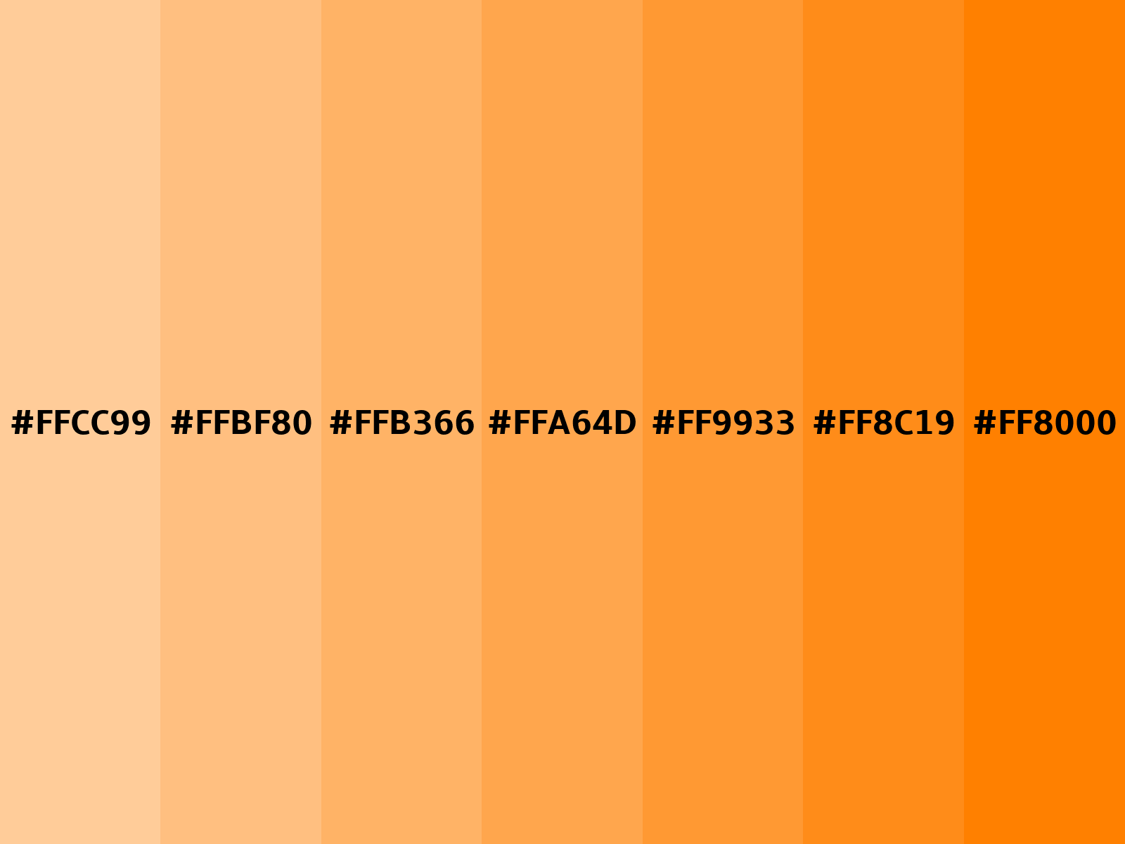 peach orange color schemes