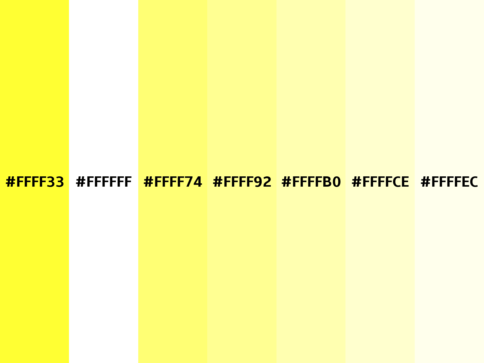 Electric yellow color (Decimal 16777011)